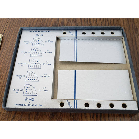 Vintage Ten-Q Board Game 1955 K-T Games - Picture 10 of 11